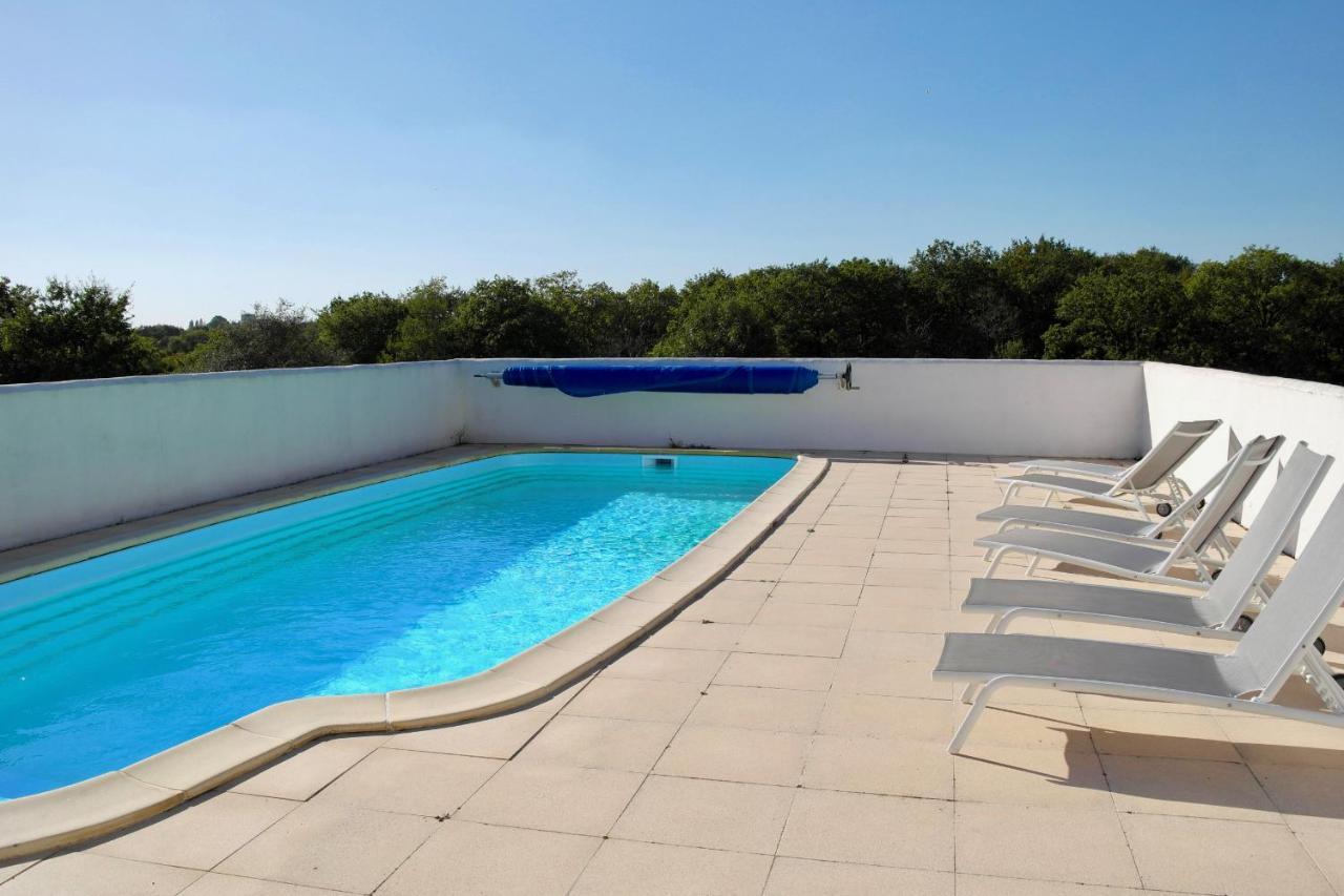 Maison Pour 4 A La Campagne Avec Piscine Commequiers المظهر الخارجي الصورة